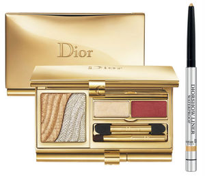 Dior grand ball eye and lip palette and eyeliner
